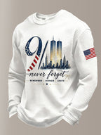 Men's 9.11 Never Forget Print Casual Top