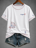 Women's Puerto Rico Printed round  T-shirt