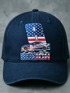 Unisex Drag Racing Hero Print Casual Hat