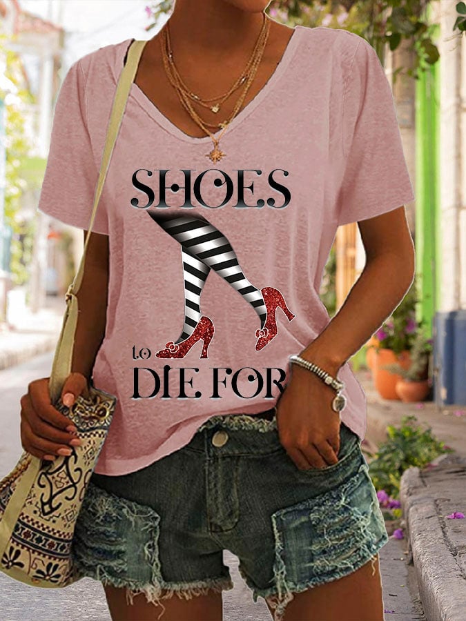 Women's Halloween Printed Casual T-Shirt