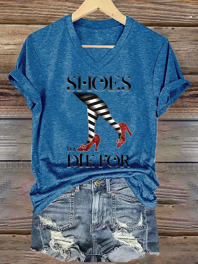 Women's Halloween Printed Casual T-Shirt