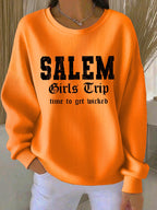 Women's Salem Girls Trip Textured Sweatshirt