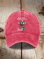 Texas Strong Printed Hat for Men and Women