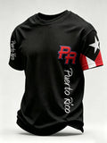 Men's Puerto Rico Print Short-Sleeve T-Shirt
