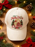 Unisex “Have A Holly Dolly Christmas / We Will Always Love You” Print Baseball Cap