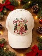 Unisex “Have A Holly Dolly Christmas / We Will Always Love You” Print Baseball Cap