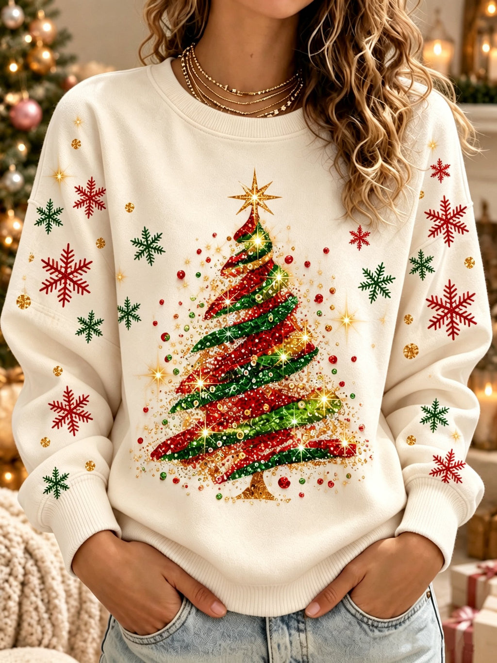 Women's Print Sweatshirt