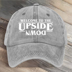 Welcome To The Upside Down Hawkins Indiana National Park Art Printed Cap