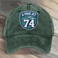 A True Jet 74 Football Art Printed Cap