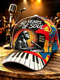 Graphic Baseball Cap for Male and Female Singers' Tours