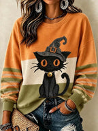 Women'S Casual Printed Sweatshirt