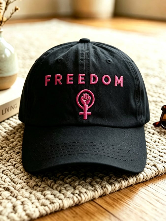 Feminist-Themed Printed Hat