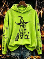 Women's Halloween Print Hoodie