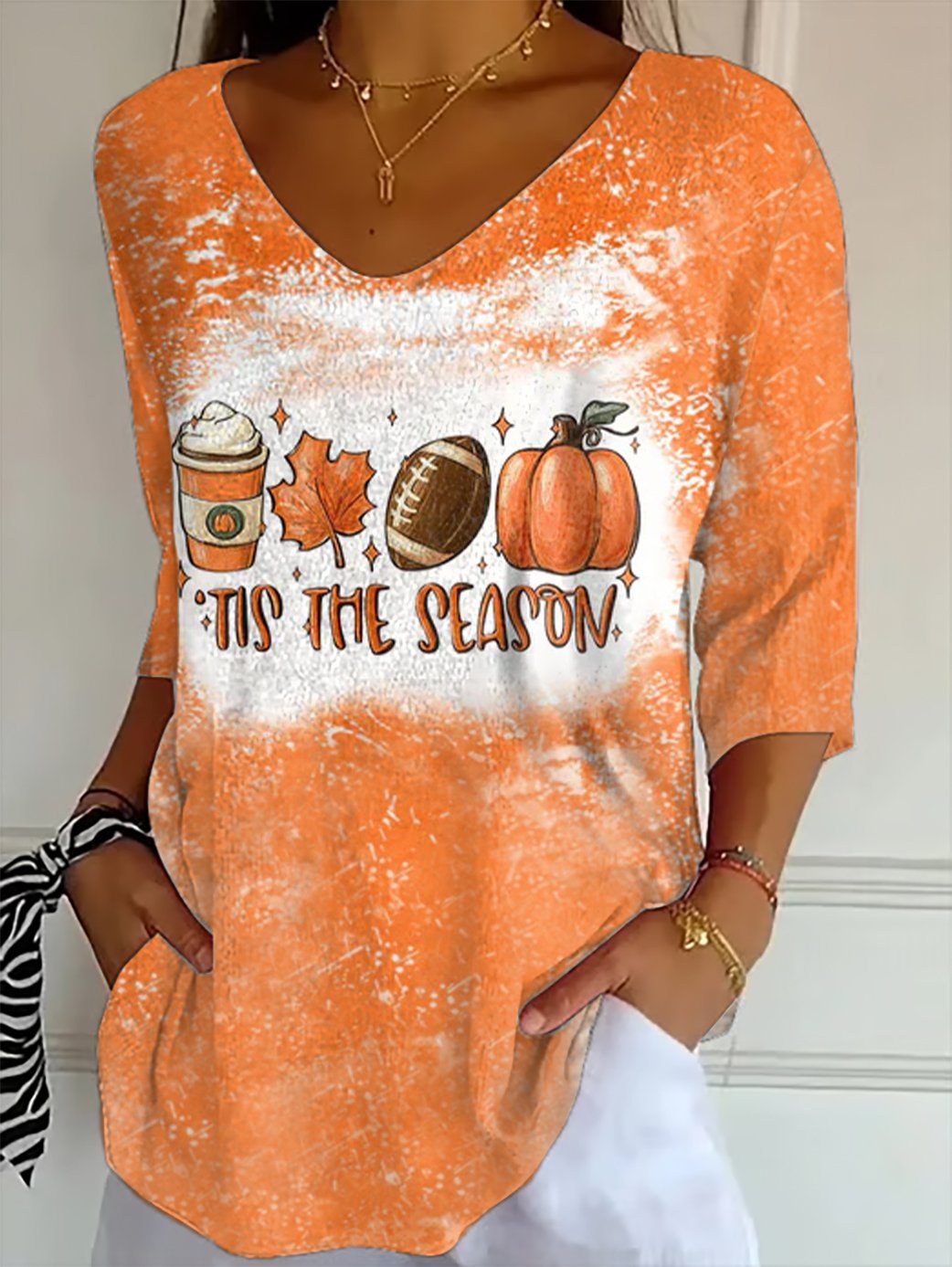 Women's Tis The Season Printed T-Shirt