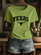 Women's Texas Stronger Than the Storm Print T-shirt