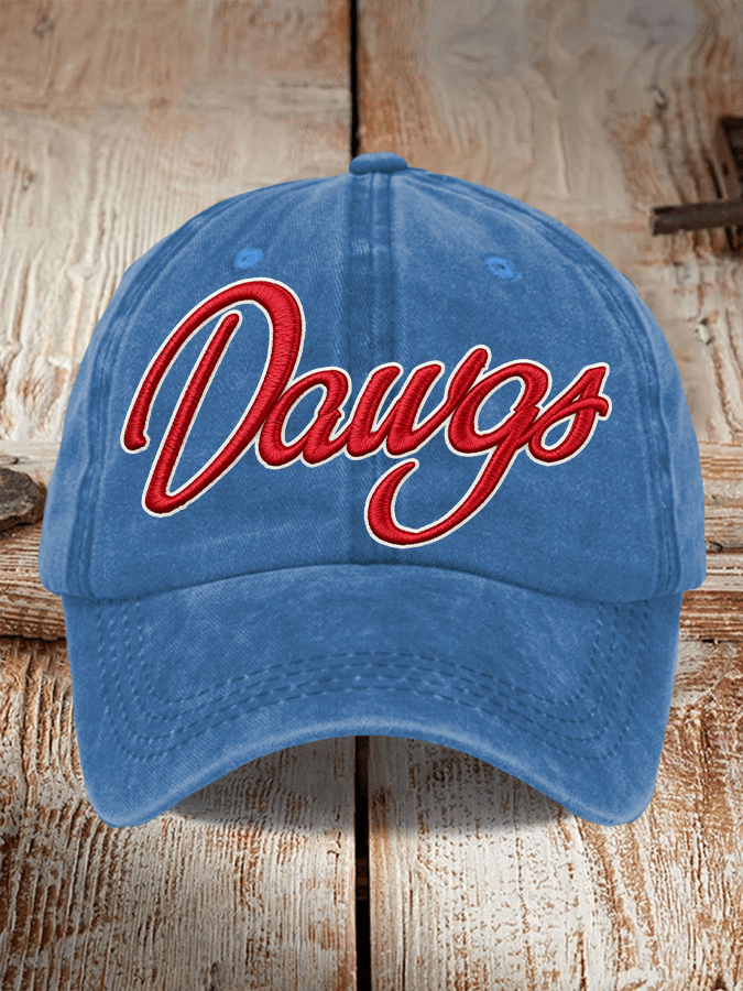 Unisex casual rugby print cap