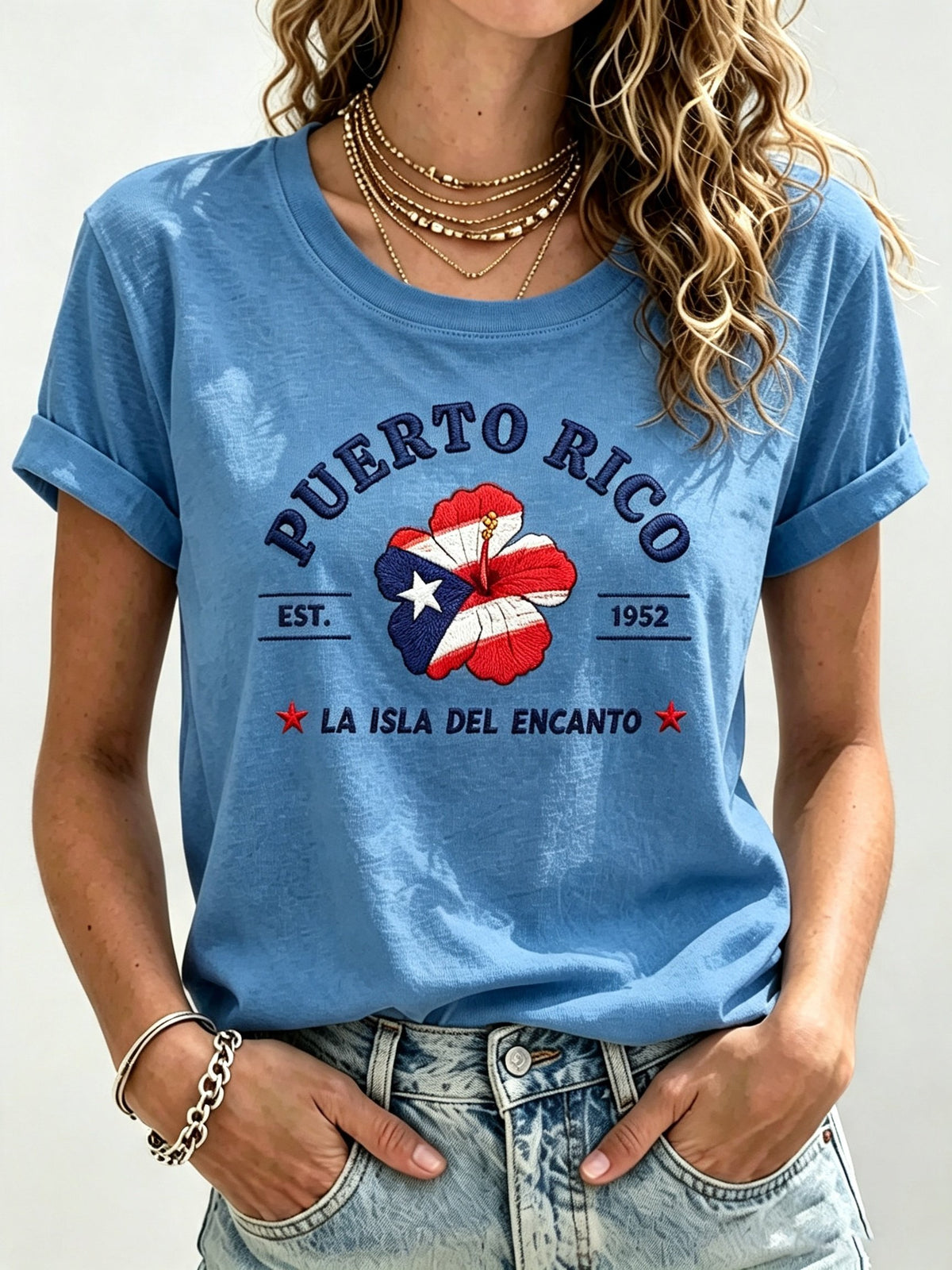 Women's Puerto Rico Print T-shirt