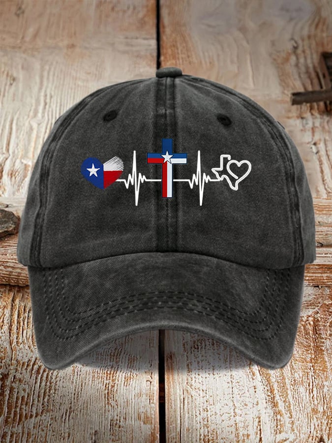 Unisex  Texas Faith Printed Hats