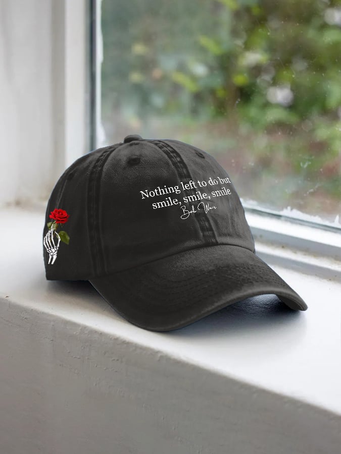 Unisex Vintage Rock Tribute Printed Casual Hat
