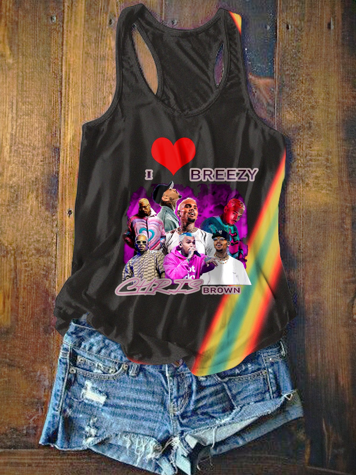 Breezy Bowl XX Light Printed Casual Tank Top
