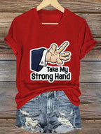 Women's Casual Print Short-Sleeve T-Shirt