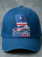 Unisex Drag Racing Hero Print Casual Hat