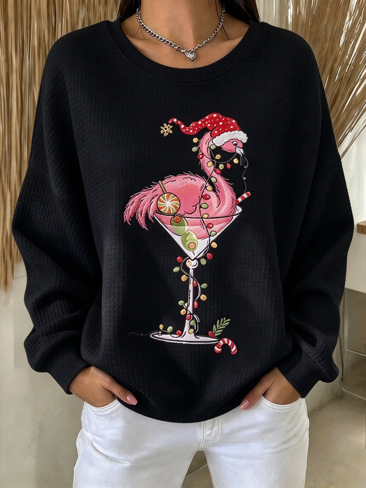 Women's Christmas Print Sweatshirt