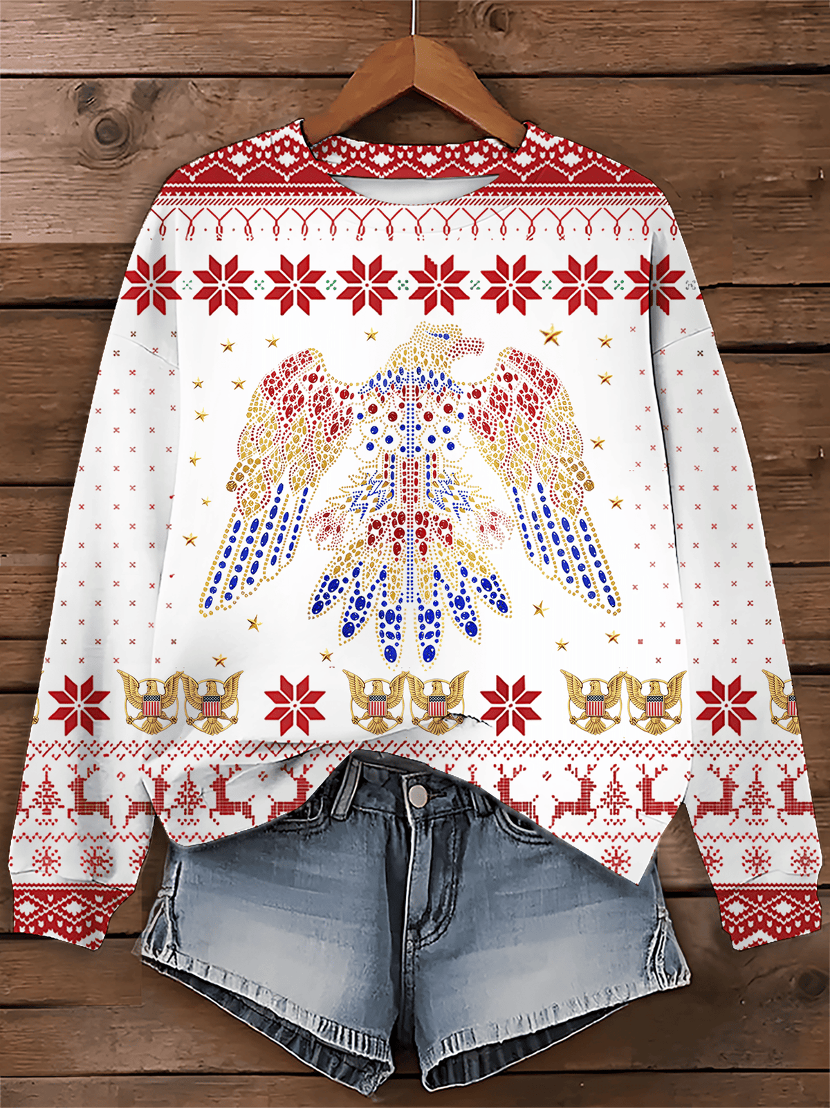 King of Rock and Roll Printed Sweatshirt