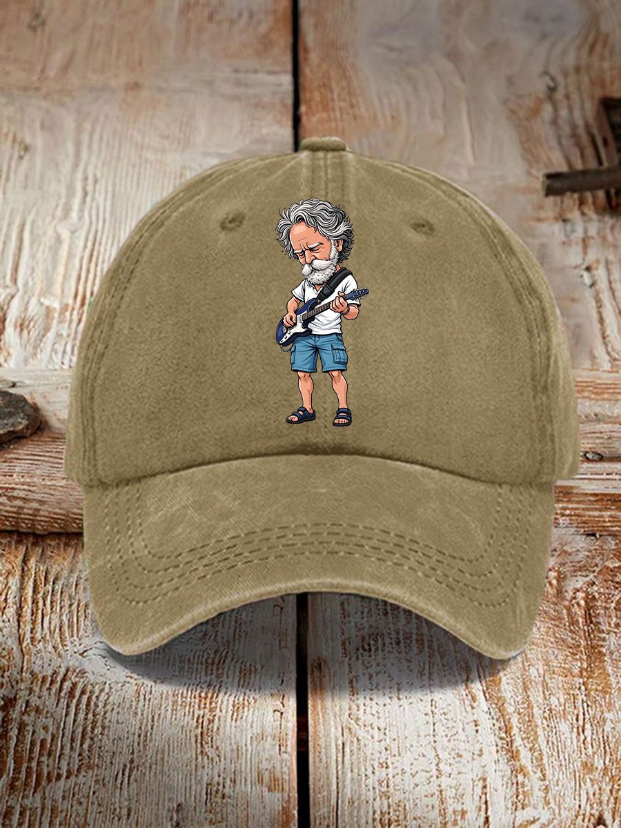 Unisex RIP Bob Weir Print Casual Hat