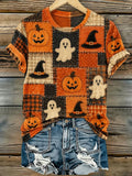 Women's Halloween Print T-Shirt