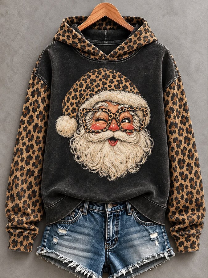 Women's Christmas Print Hoodie
