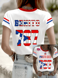 Puerto Rico Singer Benito Bowl Printed T-shirts