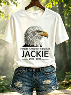 🔥🔥2nd 50% Off 🔥🔥Women's Forever Over Big Bear, Fly Free Jackie Print Tee