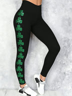 Women's Saint Patrick's Day Design Print Leggings