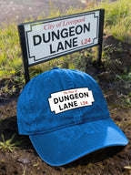 Retro Dungeon Lane Print Baseball Cap