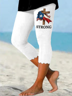 Women's Texas Strong Printed Leggings