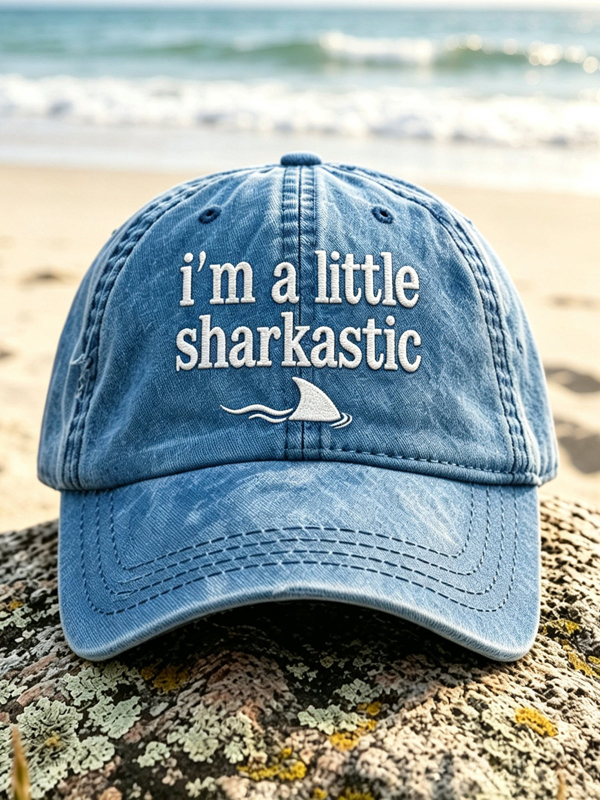 Unisex Shark Printed Hat