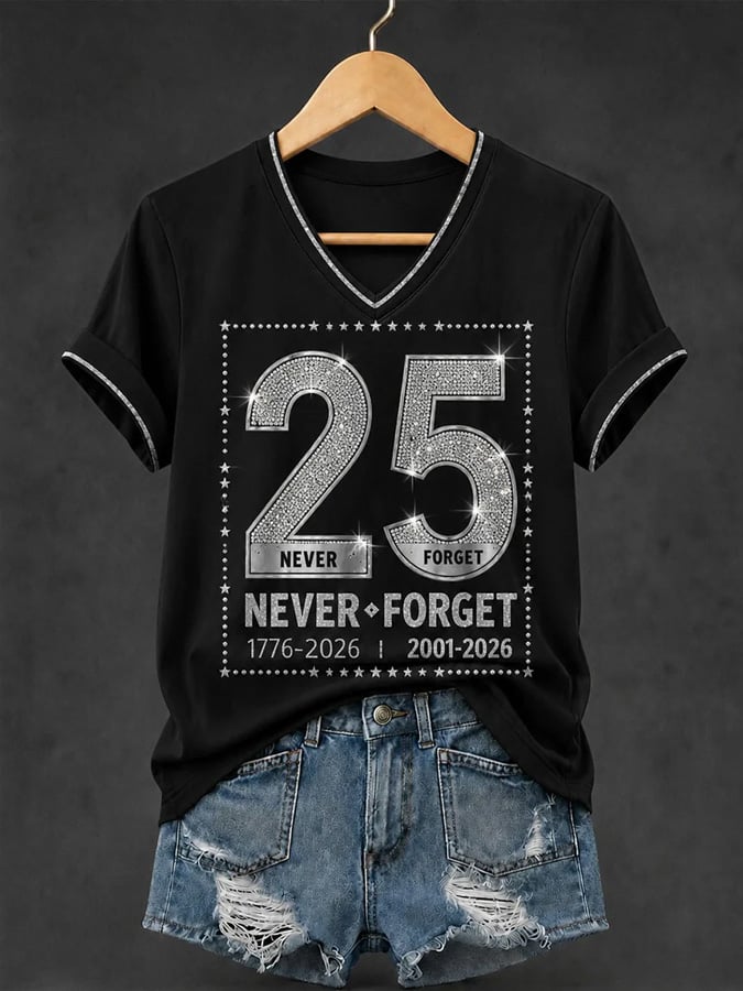 Women's USA 911 Print T-Shirt