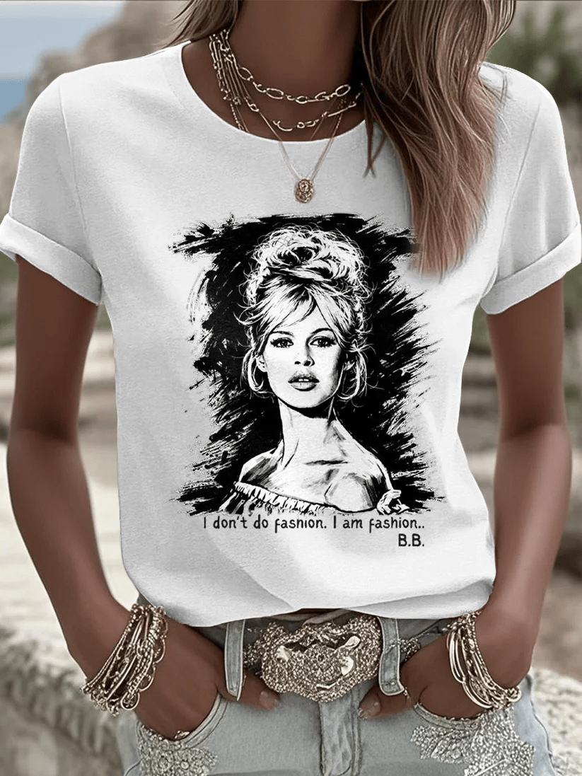 Women's BB Sexy Forever Art Printed T-shirt