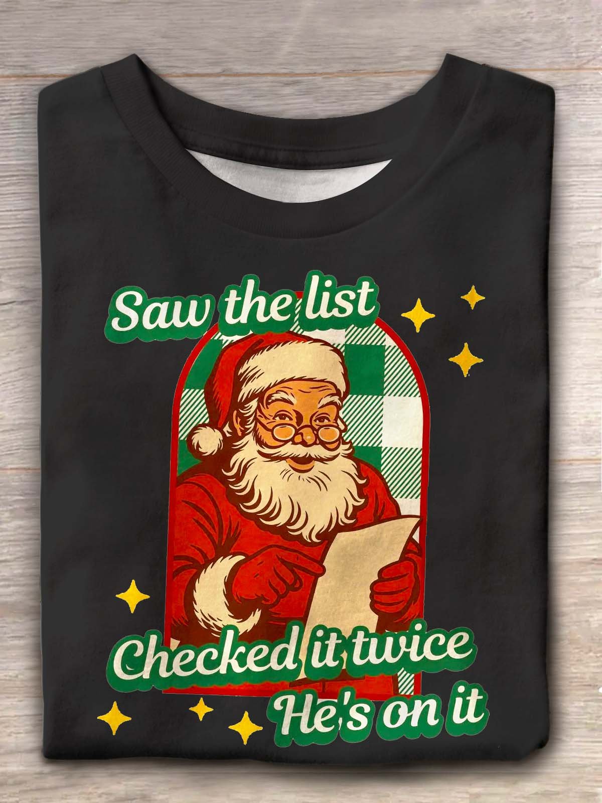 Women's Crew Neck Print T-Shirt