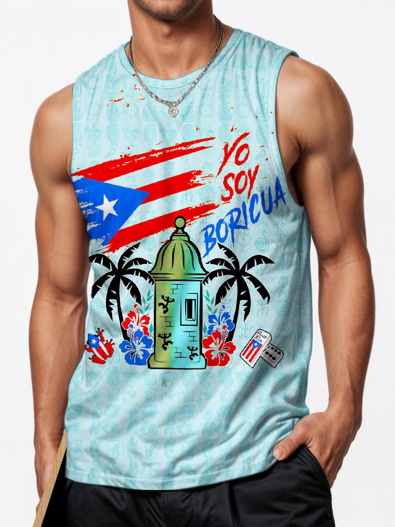 Puerto Rico Classic Sports Crew Neck Vest