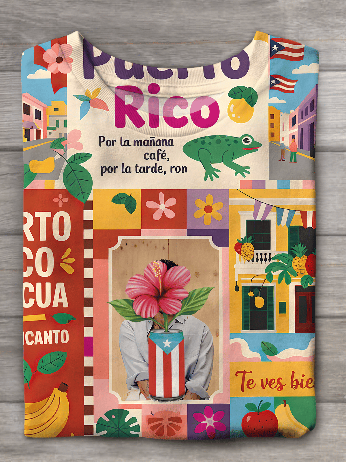 Puerto Rico Singer Printed T-shirts
