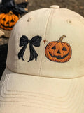 Unisex Pumpkin Print Baseball Cap