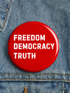 Freedom Democracy Truth FDT Button