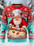 Men's Casual Fun Christmas Art Ugly Sweater