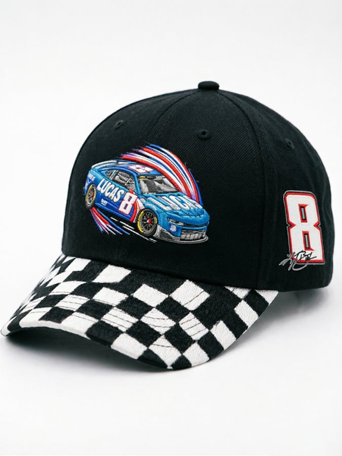 Unisex Drag Racing Hero Print Casual Hat