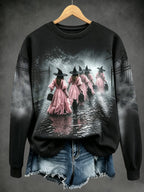 Ladies, in October we wear pink witch tops.