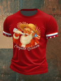 Men's Puerto Rico Christmas  Print T-shirt