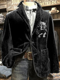 Men's Retro Music Casual Blazer