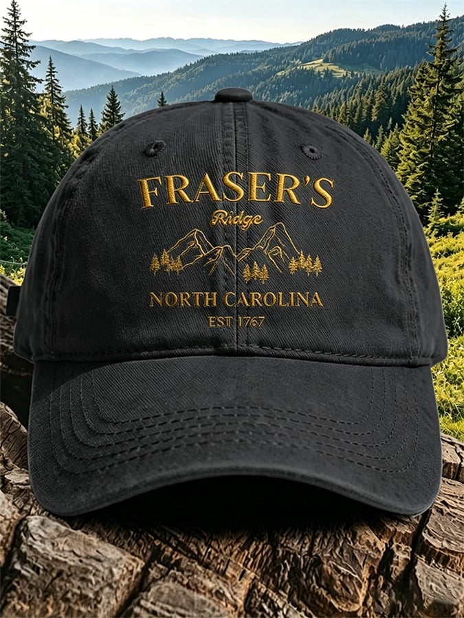 Retro Outlander Fraser's Ridge Print Baseball Cap